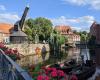 Alter Kran im Lüneburger Hafen