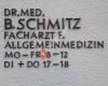 Dr. med. Bernhard W. Schmitz Facharzt für Allgemeinmedizin