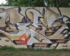Graffiti-Wand Roth