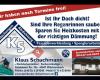 KS Dachdeckermeisterbetrieb/ Gutachter. Inhaber  me. Klaus Schuchmann