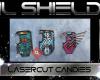 ML Shields - Lasercut Candies
