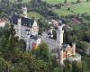 Viewpoint of the Neuschwanstein castle and Alpsee