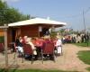 Weinprobierstand am Rhein